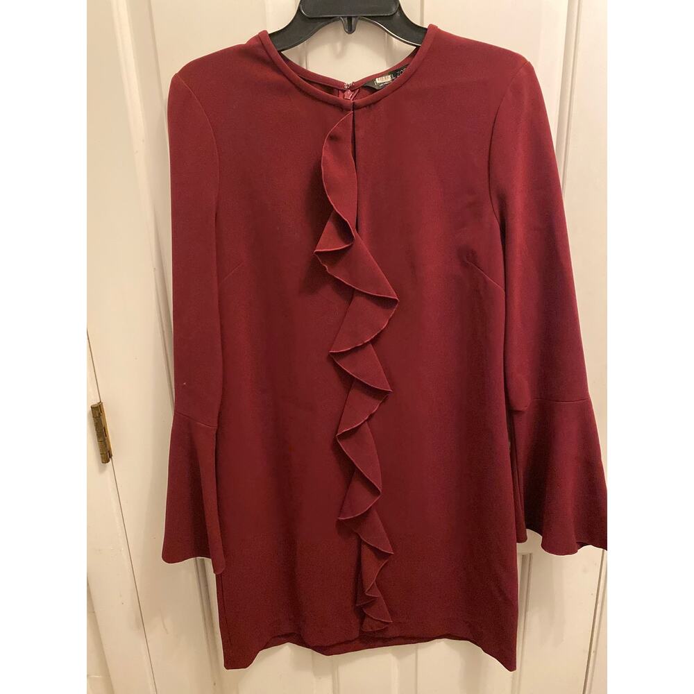 Rachel Zoe RTR Women's Size 8 Dark Purple Belle Sleeve Dress - Picture 3 of 10